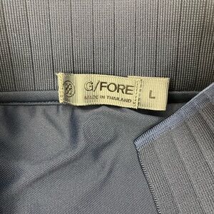 G/FORE Dark Blue Navy Textured Polo Sleeveless Collar Golf Tennis Tank Top Large